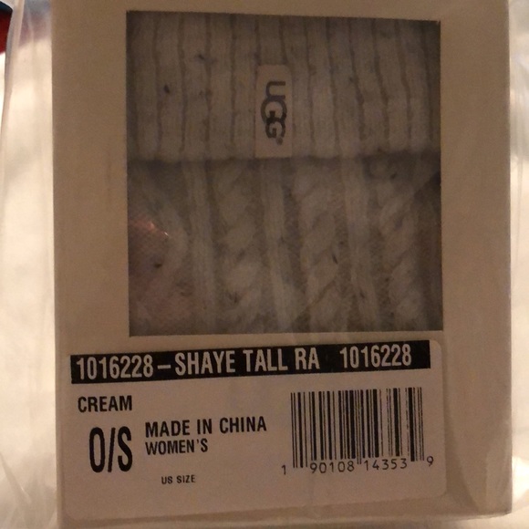 UGG Shaye Tall Boot Socks, OSFM NIB - Picture 2 of 4